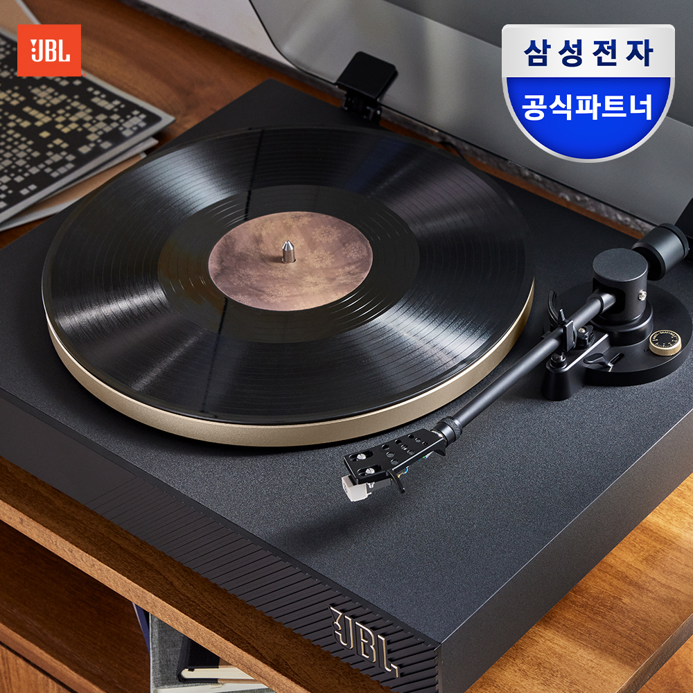 삼성전자 JBL SPINNER BT 턴테이블 LP플레이어 무선 블루투스 지원 골드