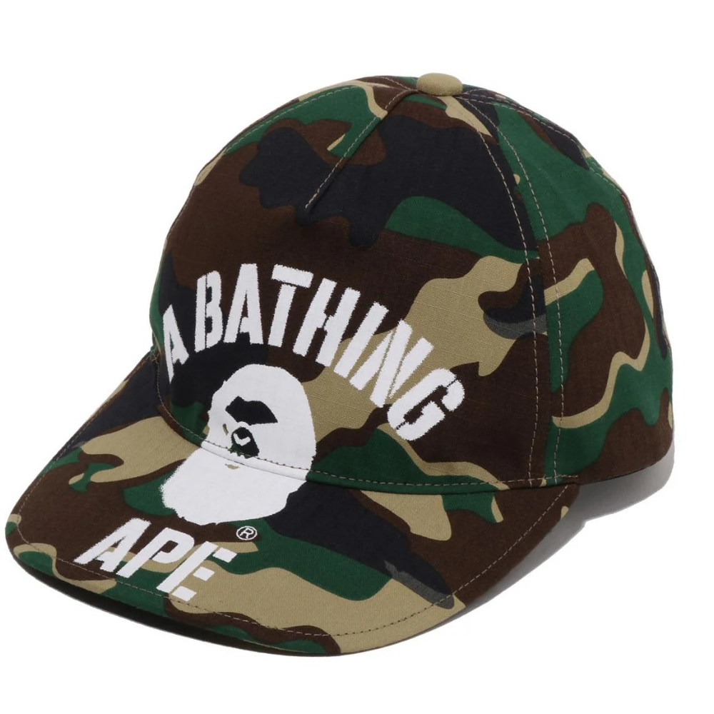 베이프 모자 GLITCH WOODLAND CAMO CAP 1M30-180-021 - 상품 이미지