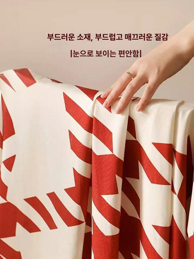 크리스마스테이블보 식탁보 대형 원단 파티 장식 러너 - 상세 이미지 4