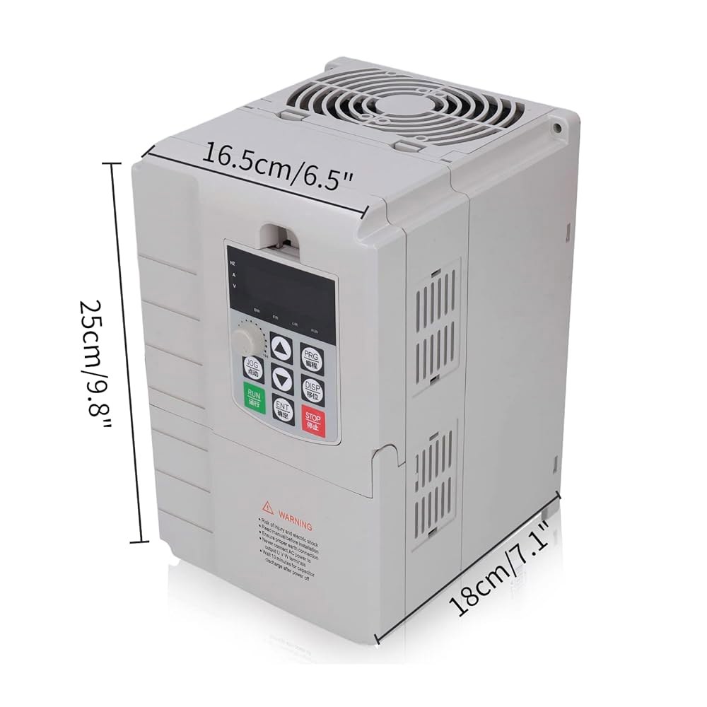 VFD 가변 주파수 드라이브, 단상 220V 입력에서 3상 380V 출력 7.5KW 45A, 스핀들 모터 속도 제어를 위한 인버터 컨버터 - 상세 이미지 2