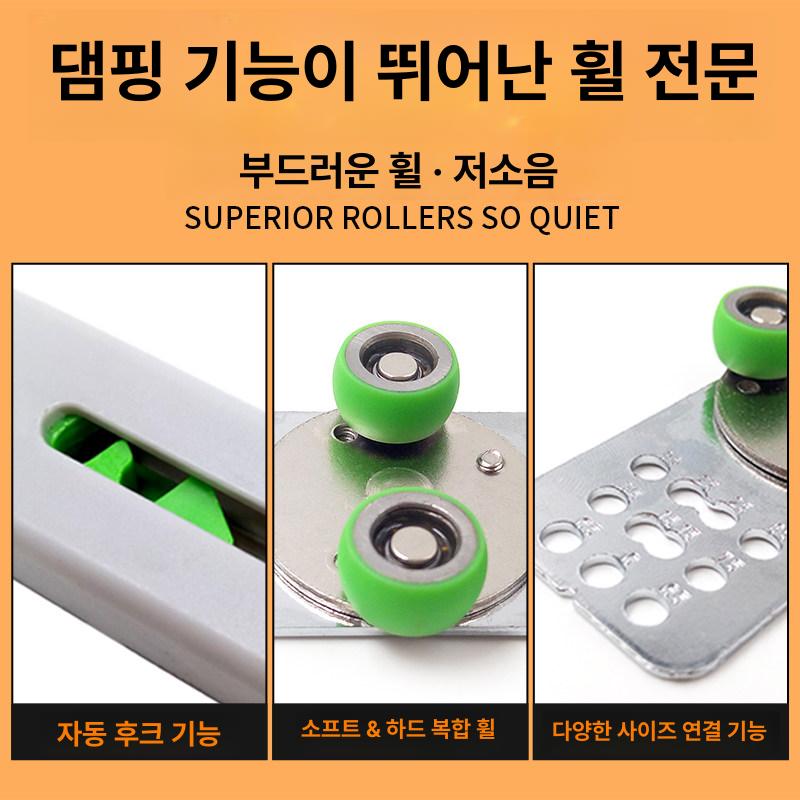 원슬라이딩 도어 댐퍼 중문 셀프 미닫이 부품 1박스 단일 항목 - 상세 이미지 3