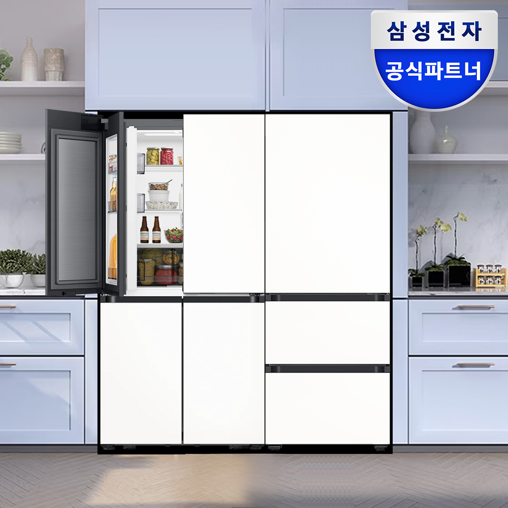 삼성 냉장고 김치냉장고 키친핏 세트 푸드쇼케이스 RM70F63M2Z RQ33DB74C1AP - 상품 이미지