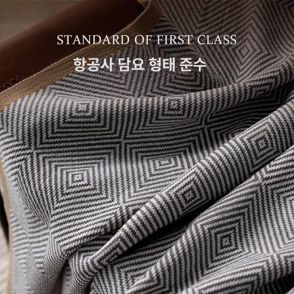 그레이 블랭킷 소파 낮잠이불 캠핑 담요 휴대용 그레이애프리콧 80x110cm - 상세 이미지 3