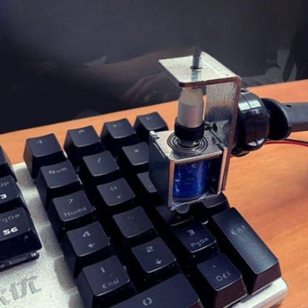 오토 키보드클릭커 매크로 버전 자동클릭 자판 클릭 자동 장비 클릭커 반복 누르기 - 상품 이미지