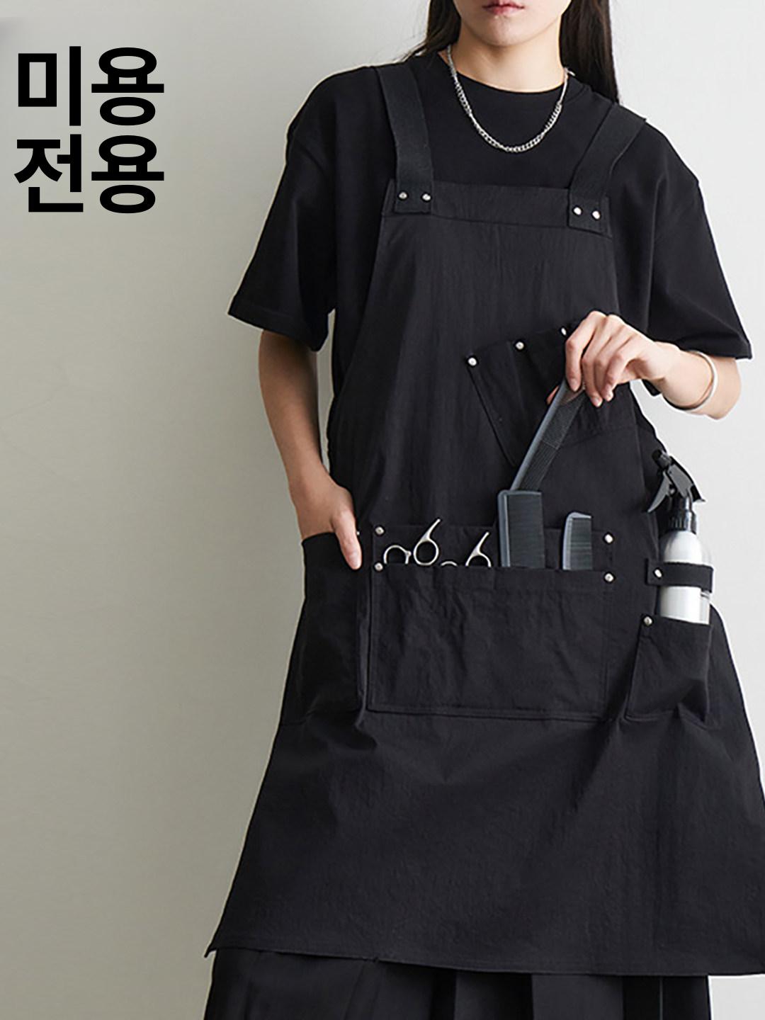 미용사앞치마 입는 에이프론 바리스타 네일앞치마 - 상세 이미지 2
