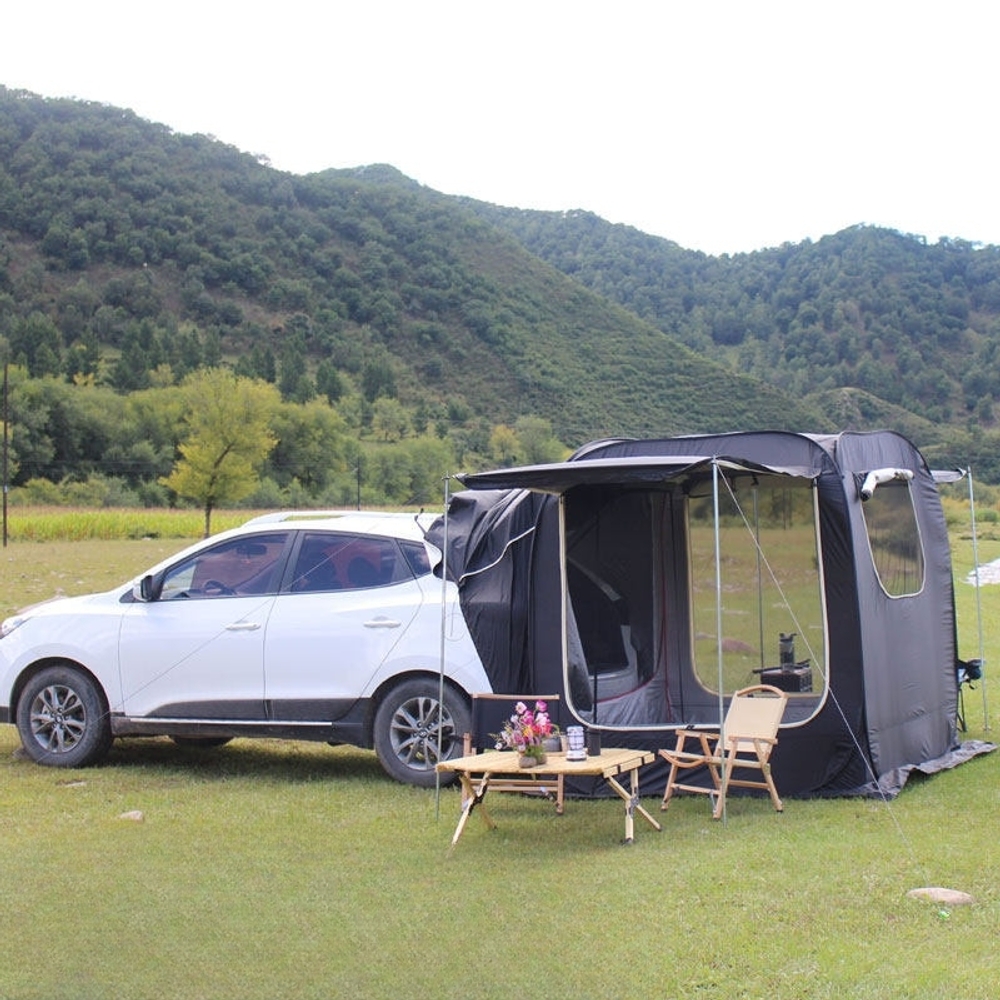 차박 도킹텐트 원터치 자동설치 두꺼운 방수원단 대형 SUV 스타렉스 펠리세이드 쏘렌토 - 상세 이미지 2