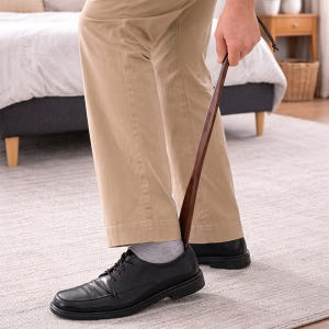 사피르 로즈우드 원목 롱 슈혼 73cm / 레더 스트랩 긴 나무 구둣주걱... 솔직 후기 | 실사용자 리뷰 분석 - 상품 이미지 2
