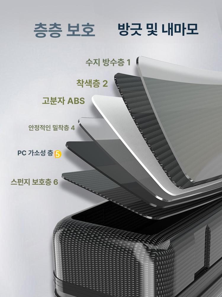 대용량 하드케이스 낚시가방 루어 바다 민물 낚싯대 보관 견고한 카본 패턴 다기능 충격방지 카본 패턴 수납 가방 20x20x16 - 상세 이미지 2