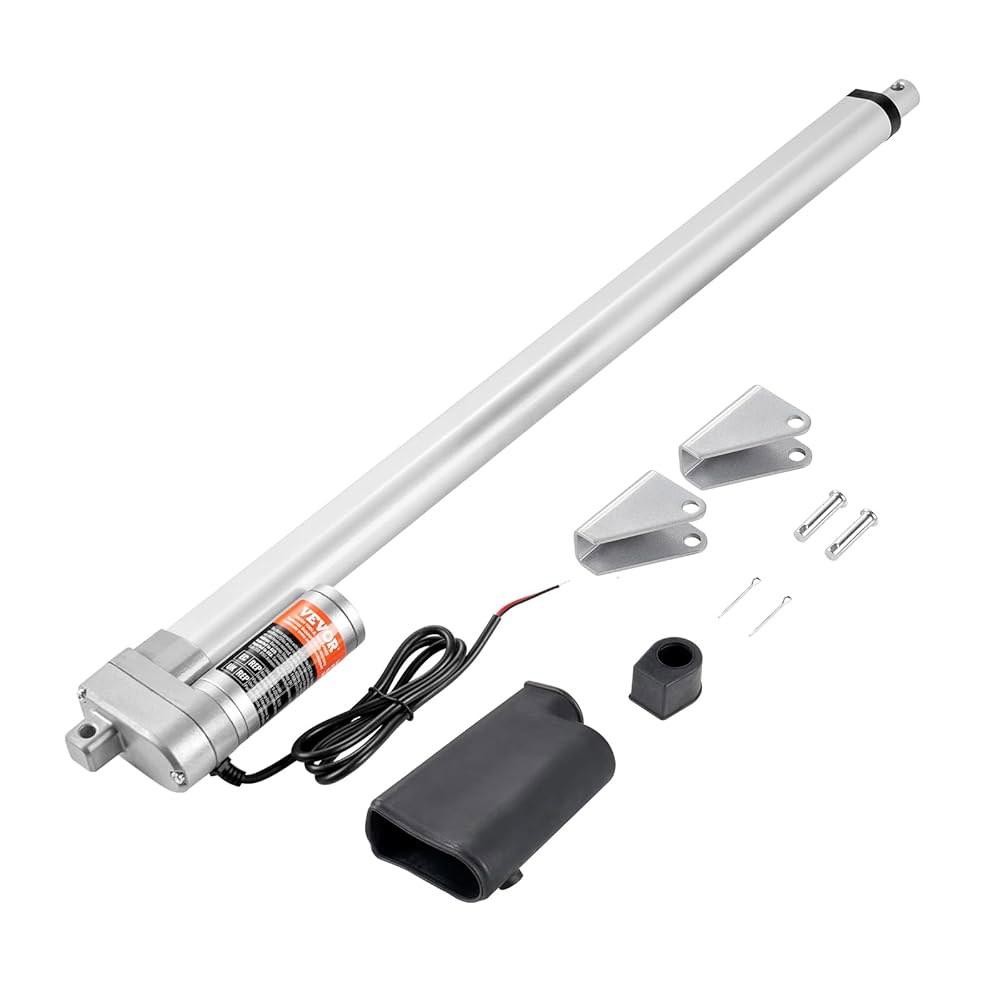 VEVOR 리니어 액추에이터 12V, 20인치 방수 IP65 액추에이터, 660lbs /3000N 0.19인치 /s 야외용 마운팅 브래킷이 있는 모션 8 Inch 1 - 상품 이미지