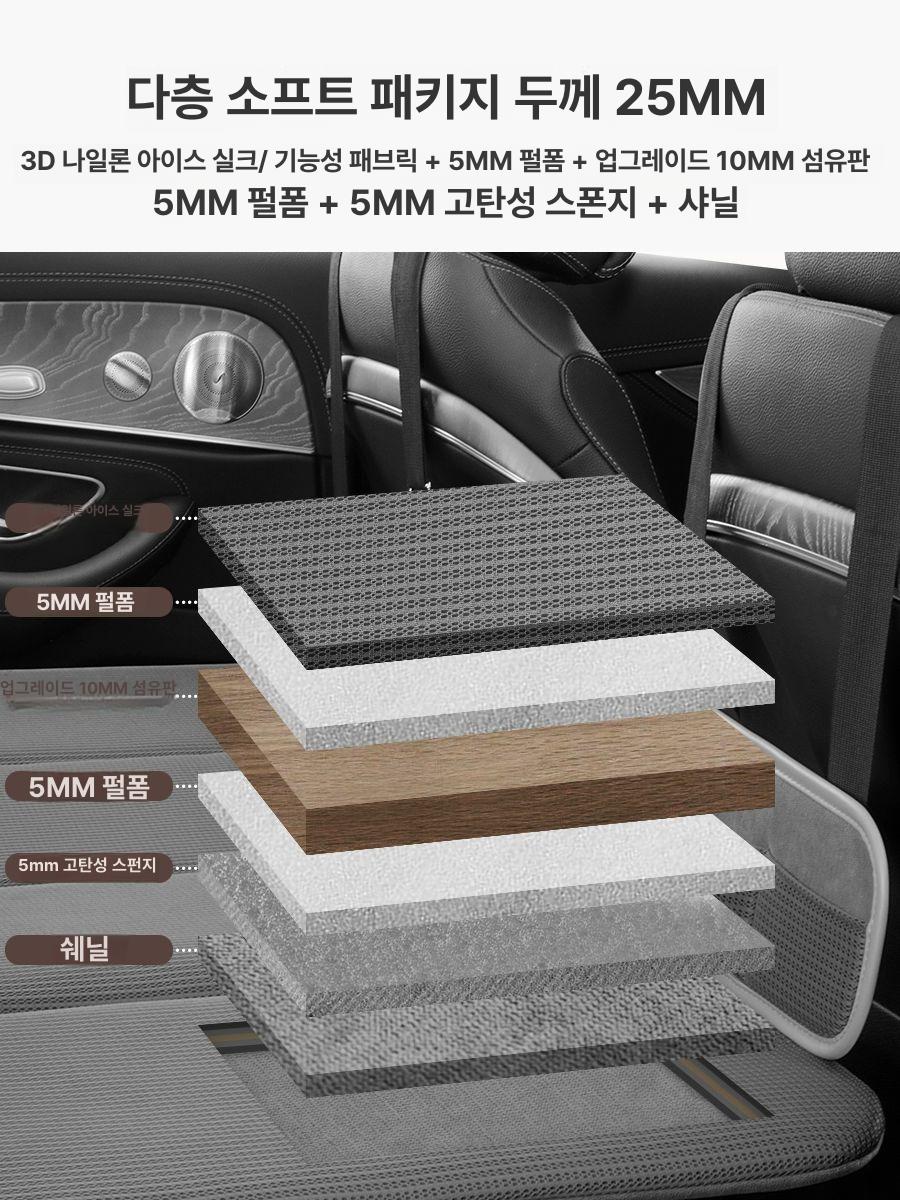차박 평탄화 차량용 매트 뒷좌석 장거리 차안 수면 침대 - 상세 이미지 3