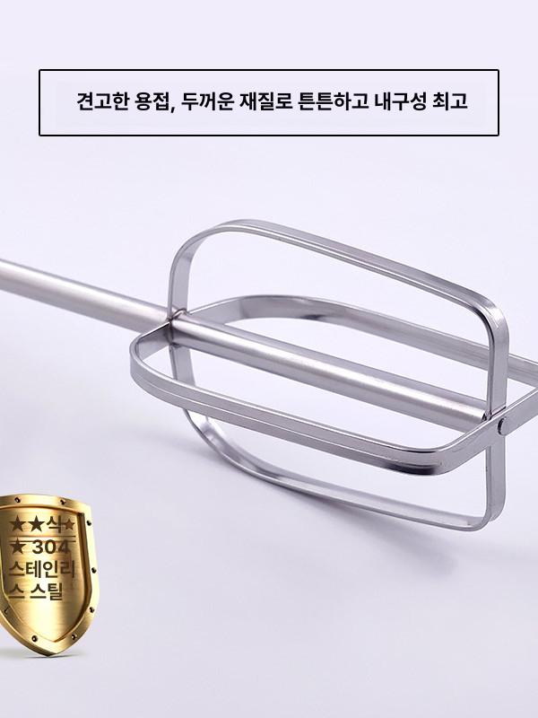 전동드릴 거품기 반죽기 304 전기 믹싱날 전동 스테인레스 믹서기 스테인리스 제빵 - 상세 이미지 5