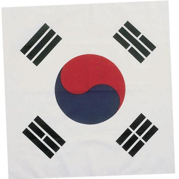 데일리 태극기 손수건 행사용 응원용 손수건 여행용 기념 여름 - 상품 이미지