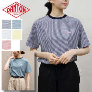 단톤 로고 스트라이프 반팔티셔츠 여성 여름티 DT-C0195CVT 26S... 착용 후기 | 사이즈/핏 총정리 - 상품 이미지 1