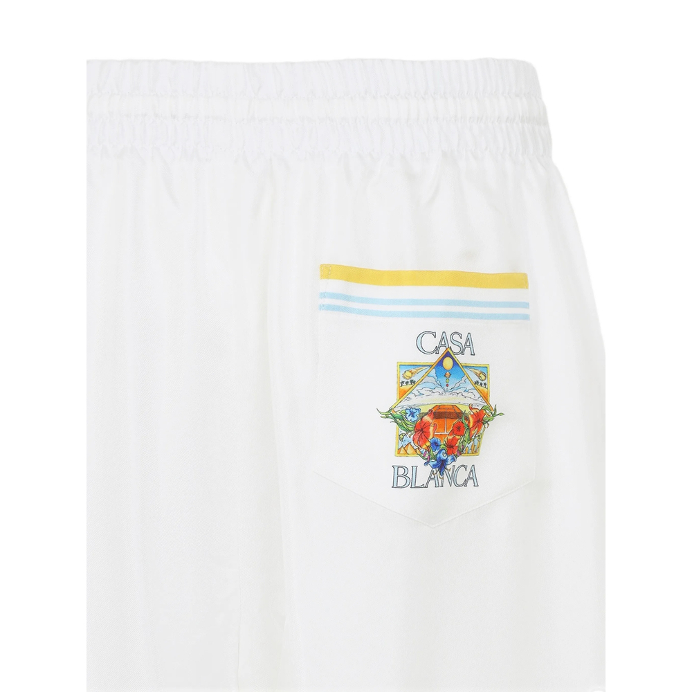 카사블랑카 남성 반바지 SS26 SS26-TR-399 09 FLOWE - 상세 이미지 2