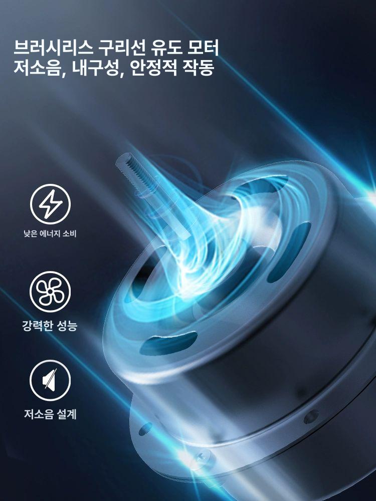 배풍기 산업용 제습 바닥 건조 침수 복구 에어무버 강력 송풍 대풍량 공기순환 견고한 [2대] B02 바닥 송풍기 - 연결 가능 - 상세 이미지 3
