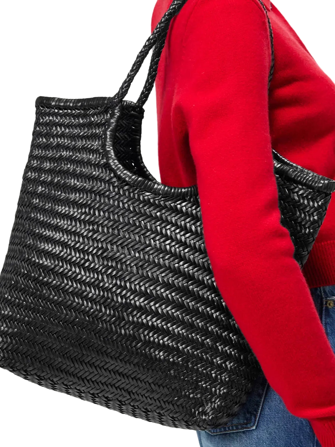 드래곤 디퓨전 여성 토트 가방 SS26 DGS68914BLACK - 상세 이미지 2