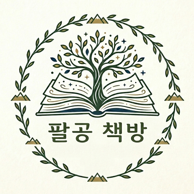 팔공책방 스토어 로고