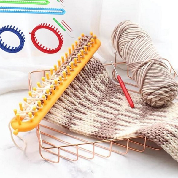 수공예 diy 뜨개 도구 뜨개질 초보자 뜨개 목도리 키트 털실 - 상품 이미지