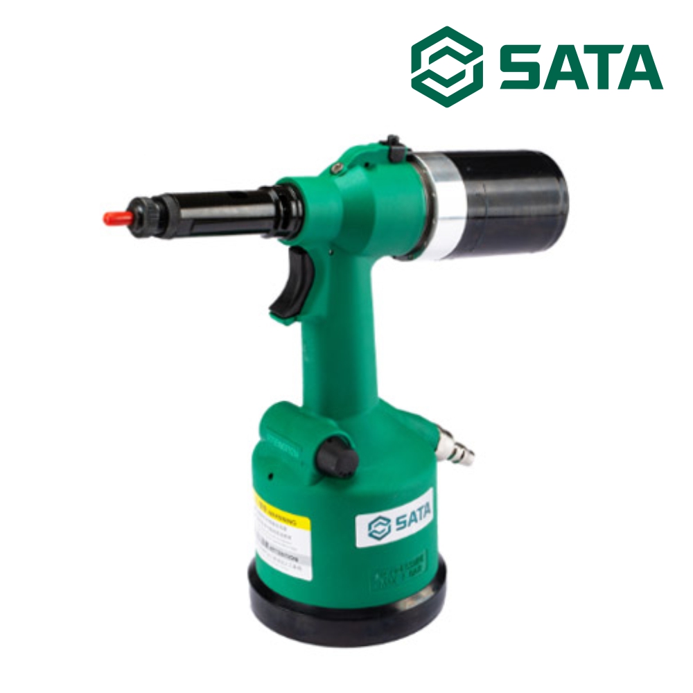 사타 SATA 자동 에어 하이드로 락볼트 리벳터 팝너크건 02755 에어리베트건 - 상품 이미지