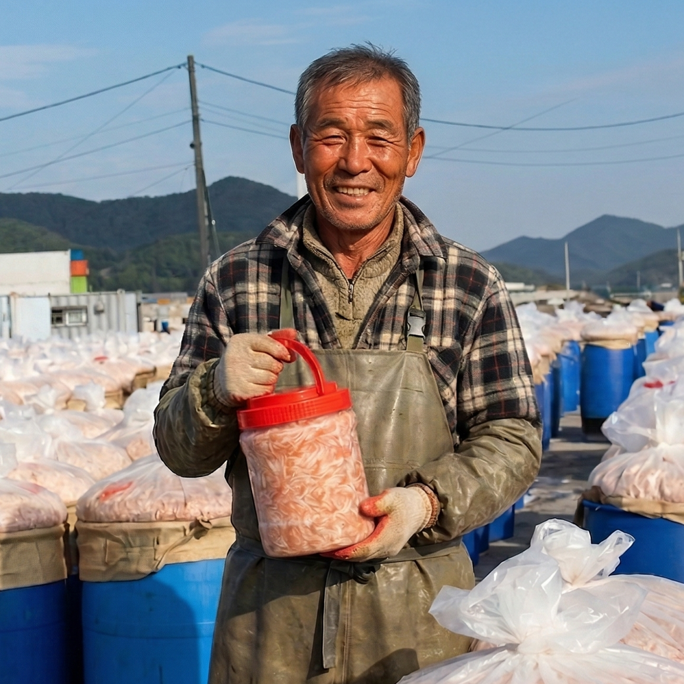 국산진품새우젖 생새우젓 북새우 새우젖육젖 홍새우젓 자하 무침 북새우젓 강화도 새우젓 1kg - 상품 이미지