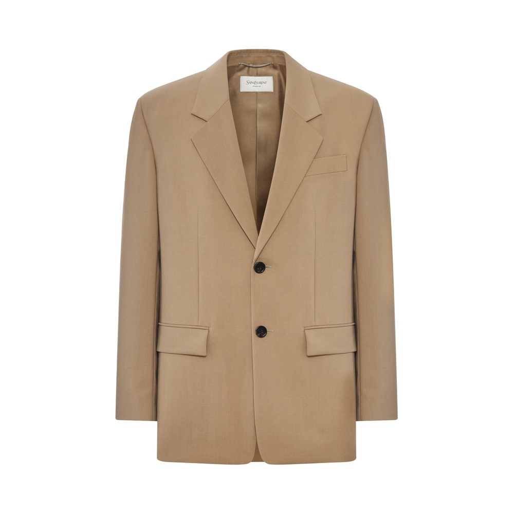 생로랑 남성 블레이저 SS26 854431Y1N152611 BEIGE FONCE - 상품 이미지