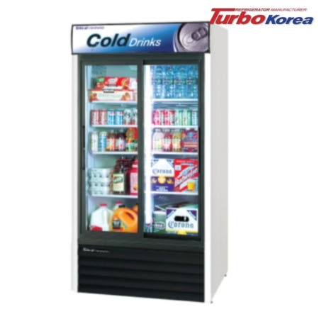 터보에어코리아 마트 음료냉장고 1000L 편의점 주류 슬라이딩도어 술냉장고쇼케이