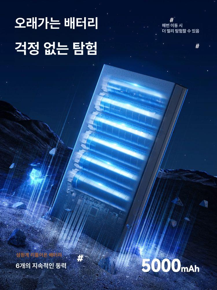 캠핑웨건 전동 접이식 대용량 튼튼한 피크닉 짐수레 스틸프레임 옥스포드원단 광폭 와이드바퀴 샤이닝 블랙 내구 버전 +롤테이블 - 상세 이미지 2
