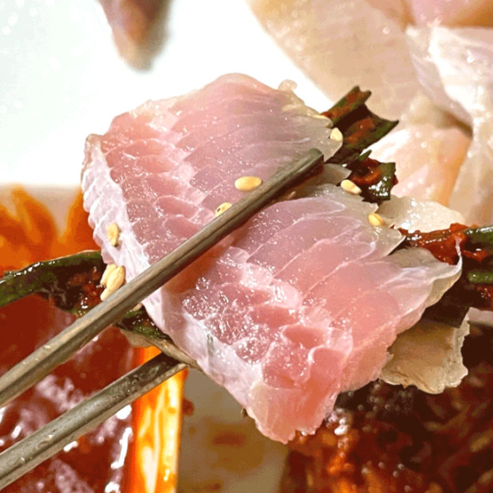 나주 영산포 국내산 숙성 홍어 100g 톡 쏘는 찰진 맛 산지직송 - 상세 이미지 4