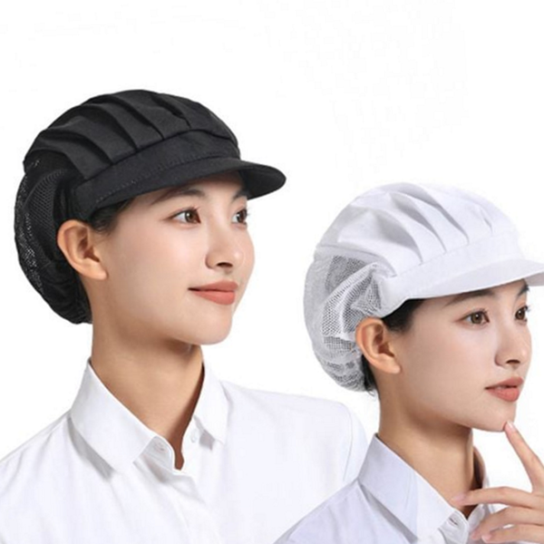 남녀공용 캡 위생 모자 메쉬 망사 위생 모자 주방용 급식 - 상품 이미지