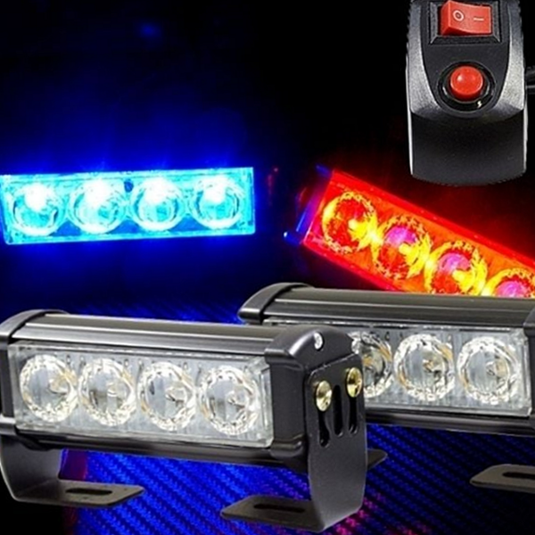 스위치형 led 스트로브 경광등 각도조절 차량용 경광등 산업용 비상 - 상품 이미지