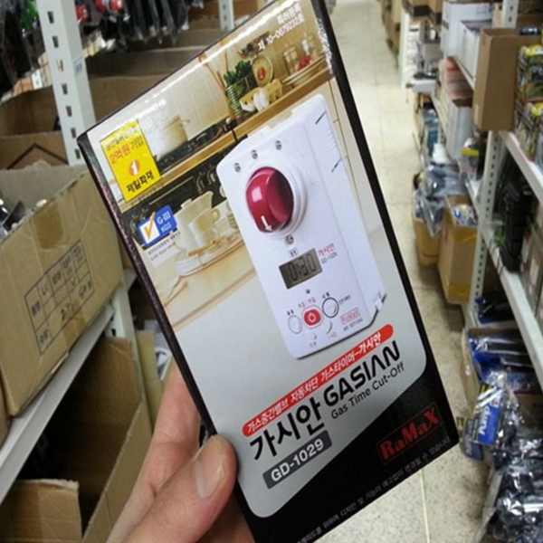 디지털 가스 타이머 경보기 가스 자동 차단기 안전 장치 - 상품 이미지