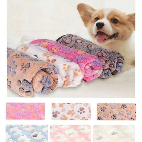 고양이 극세사 반려동물 담요 강아지 극세사 애견 담요 따뜻한 겨울 - 상품 이미지