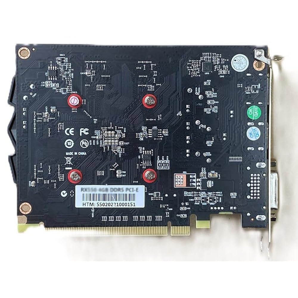AMD RX 560 그래픽 카드 4GB MHz 75 128비트 케이블 550 전원 HDMI 896SP 40 GT 1030 3.0 Core/Mem 1176/1500 GDDR5는 DV - 상세 이미지 3