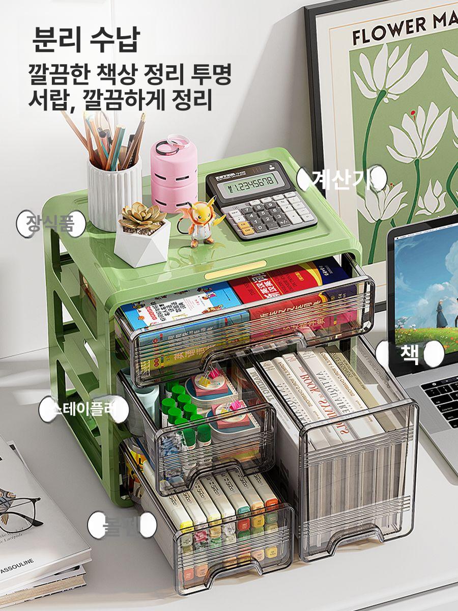 영양제정리함 서랍장 보관함 간식 주방 캡슐커피 탕비실 - 상세 이미지 2