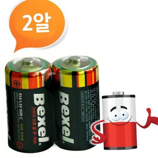 일상용 망간 건전지 알카라인 중형 건전지 비상용 교체용 배터리 소형 - 상품 이미지