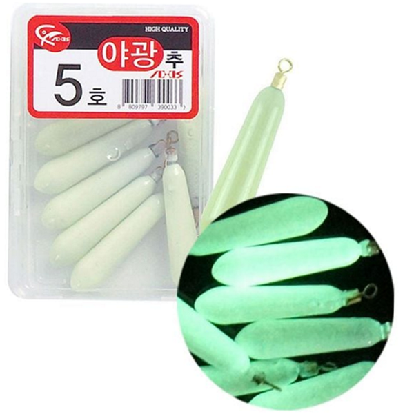 스틱 야광 낚시 봉돌 루어 바다 낚시추 쭈꾸미 민물 - 상품 이미지