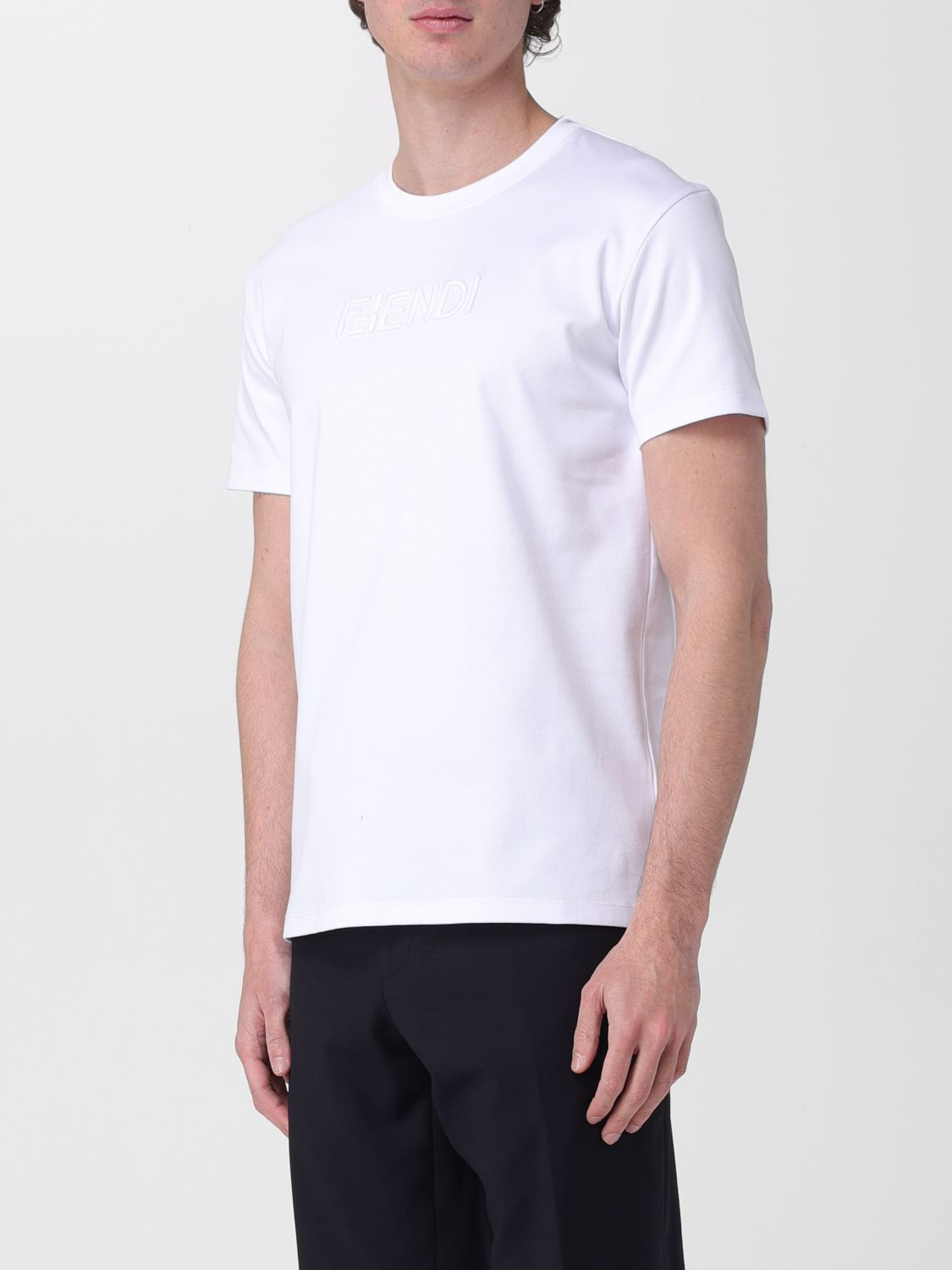 펜디 남성 티셔츠 SS26 FY1319AY0G F0QA0 - 상세 이미지 4