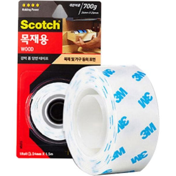 다용도 목재용 양면 테이프 가정용 강력 양면 테이프 목재 벽면 - 상품 이미지