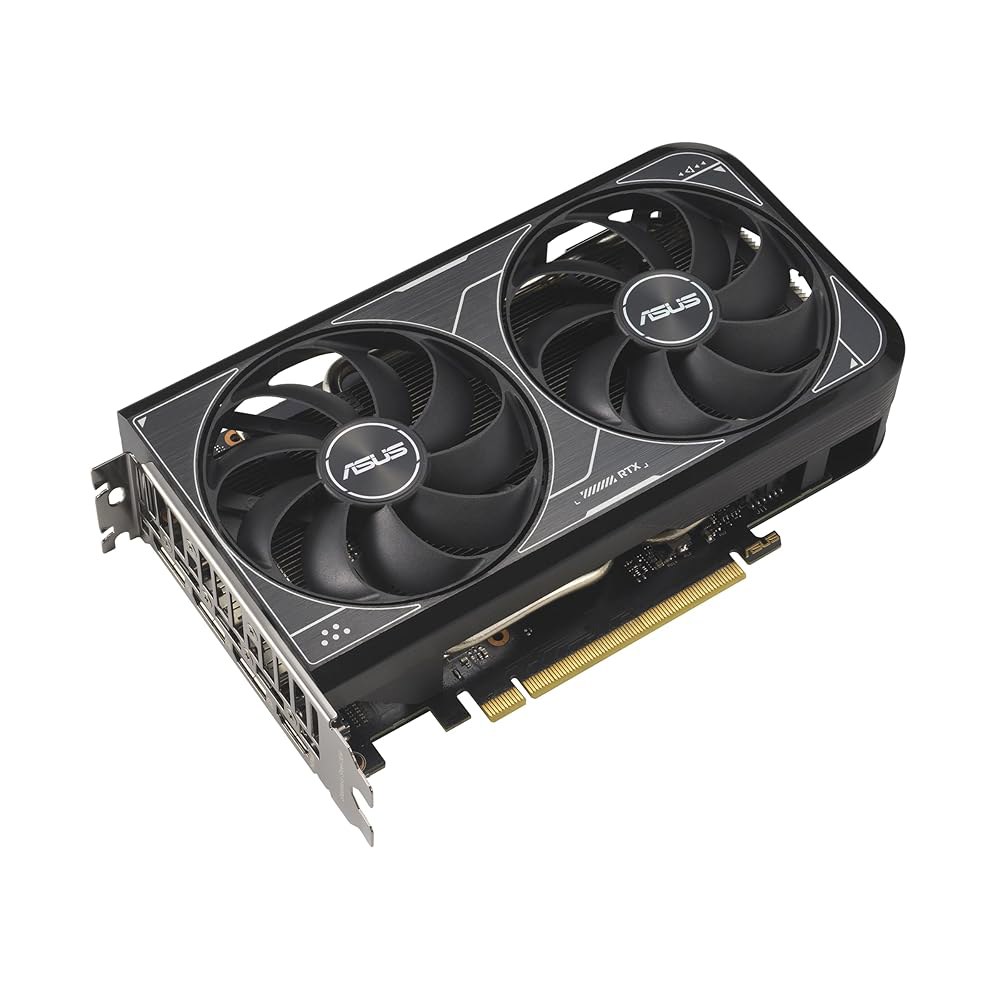 ASUS 듀얼 지포스 RTX 4060 V2 기술 DLSS Axial-tech 2슬롯 0dB 포트 등) (PCIe 디자인, 1.4a, 4.0, 팬 OC 8GB GDDR6, HDMI - 상세 이미지 2