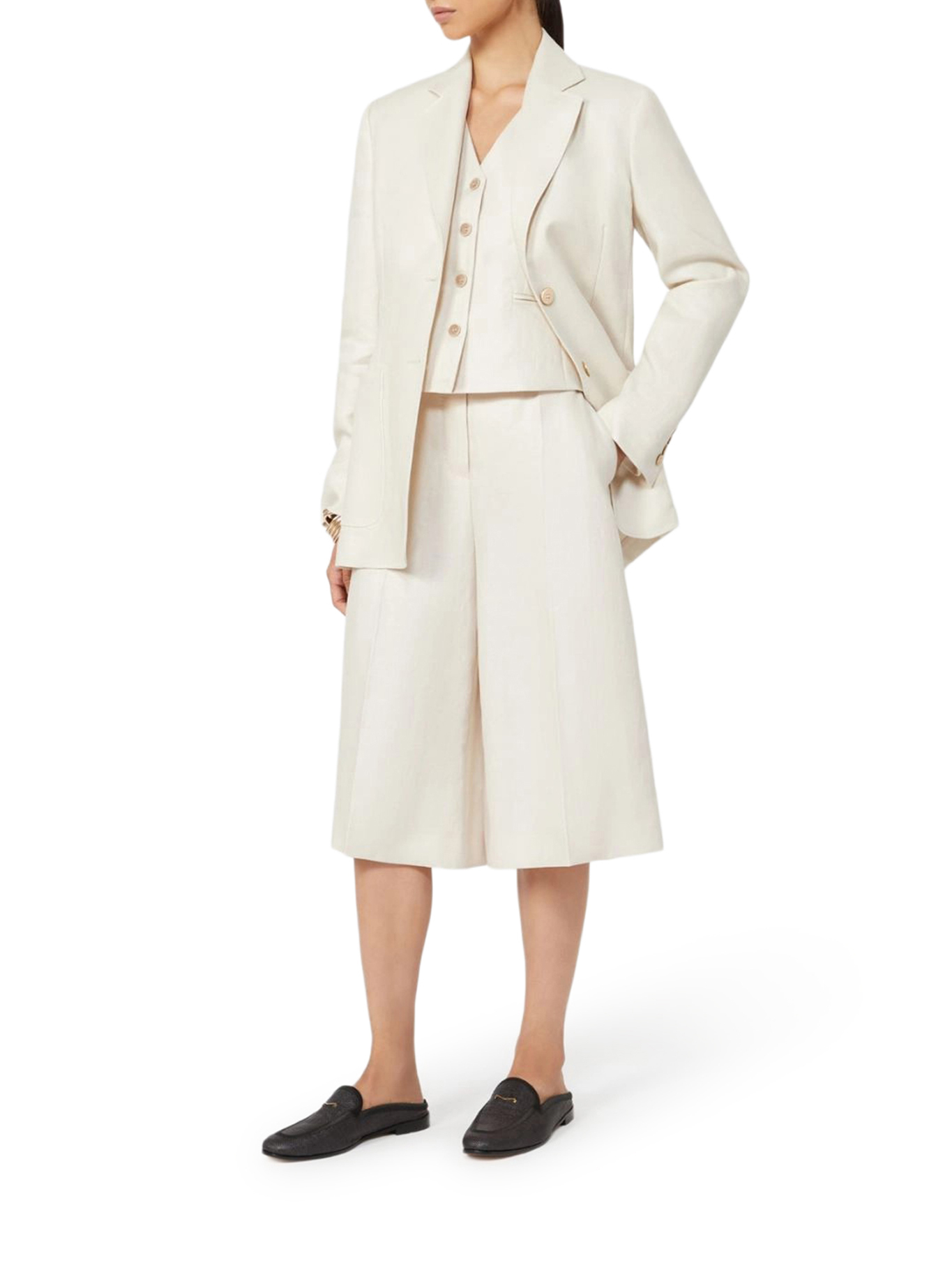 막스마라 여성 블레이저 SS26 2611041052600006 BEIGE - 상세 이미지 2