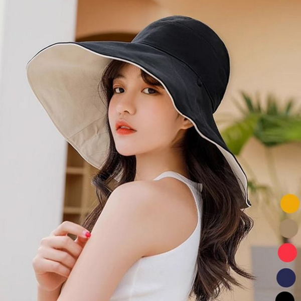 데일리 여성 버킷 햇 와이드 버킷 햇 나들이 여름 - 상품 이미지