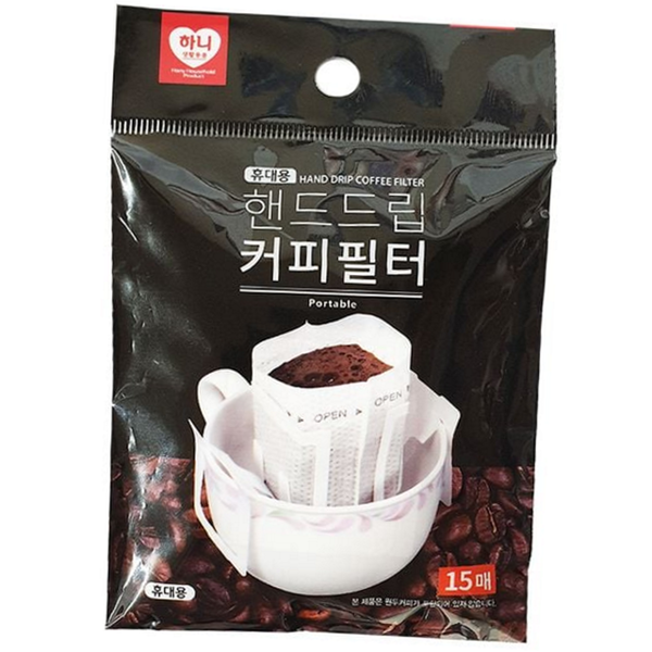 일회용 핸드 드립 커피 필터 접이식 휴대용 커피 필터 캠핑용 - 상품 이미지