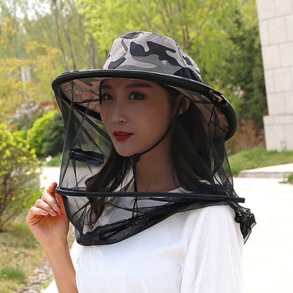 낚시 벌레 퇴치 모자 방충 방지 모자 날벌레 모기 - 상품 이미지