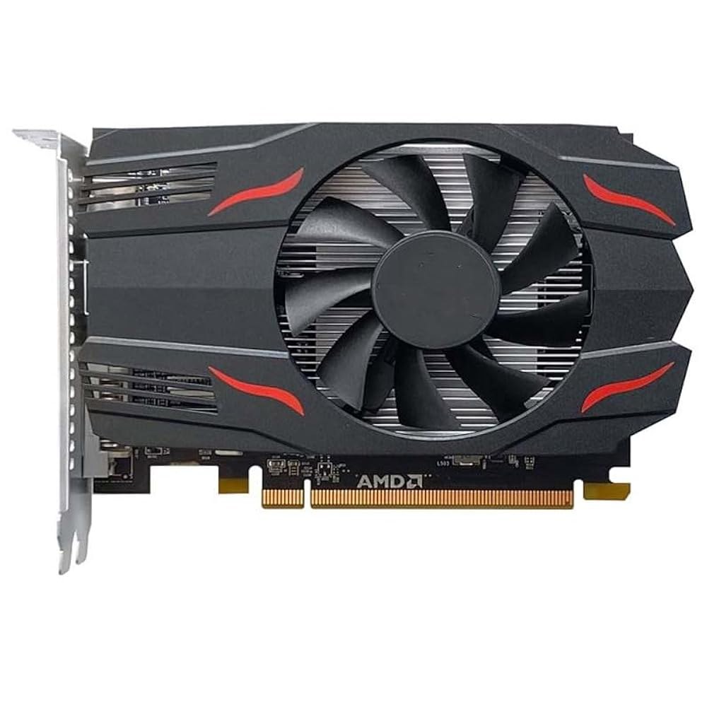 AMD RX 560 그래픽 카드 4GB MHz 75 128비트 케이블 550 전원 HDMI 896SP 40 GT 1030 3.0 Core/Mem 1176/1500 GDDR5는 DV - 상품 이미지