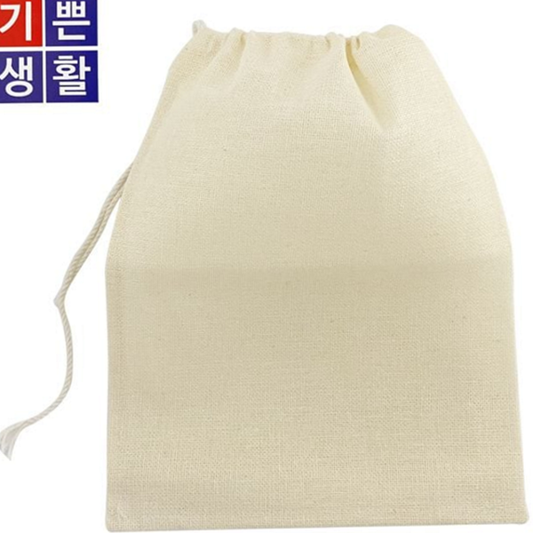 다용도 대형 삼베 주머니 국산 천연 삼베 주머니 거름망 주방 - 상품 이미지