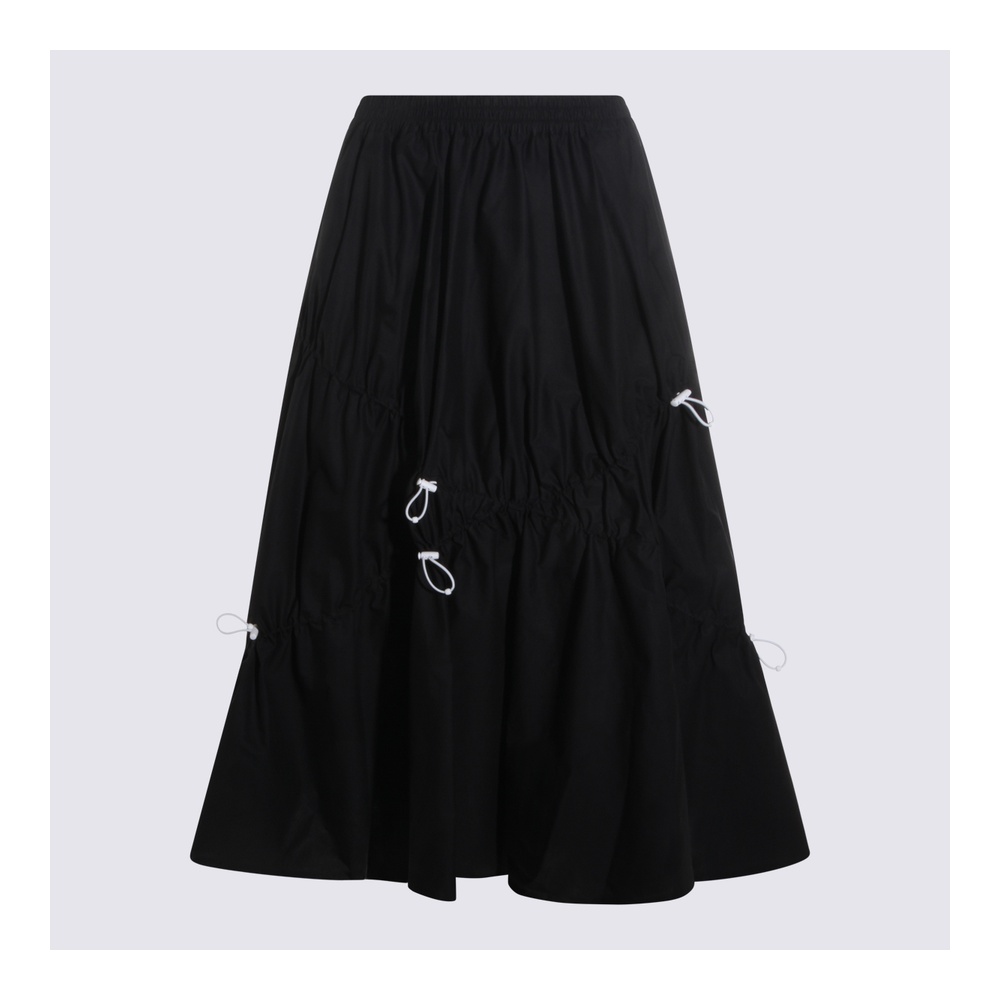 모스키노 여성 롱 스커트 SS26 261E010605311555 - 상품 이미지