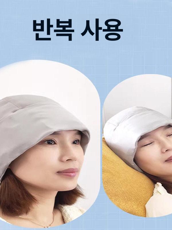 두피 아이스모자 쿨링 머리 찜질 아이스팩 주머니 열감 모자 붓기 빙모자 - 상세 이미지 3