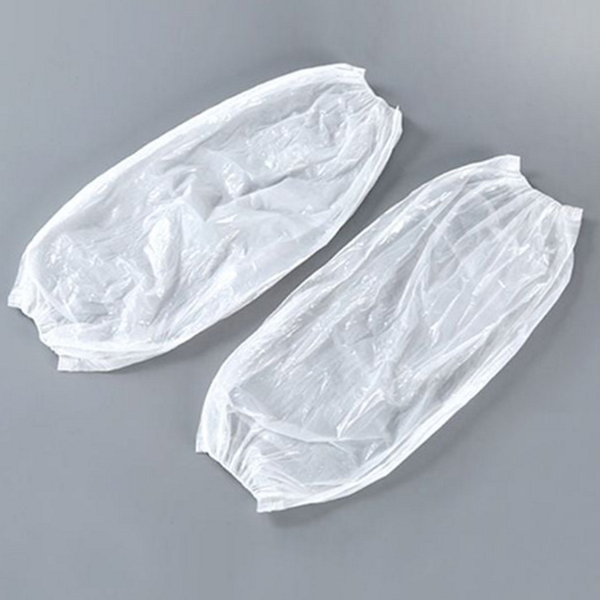 작업용 일회용 팔 토시 방수 비닐 팔 토시 위생 공장 - 상품 이미지