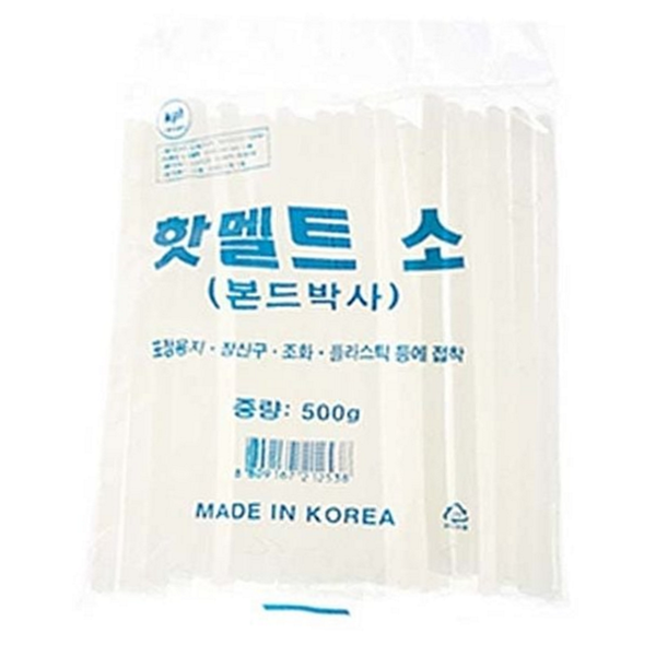 막대형 핫멜트 스틱 봉형 글루 건 심 500g 대용량 - 상품 이미지