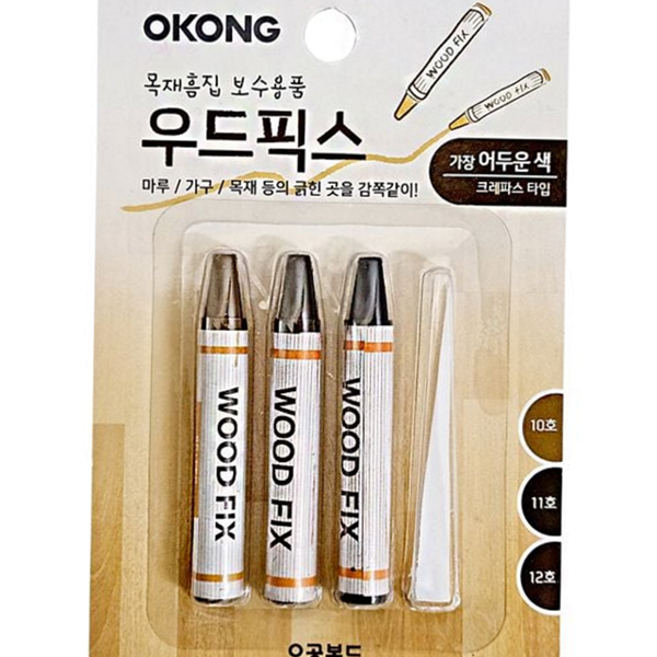 가구용 목재 보수 크레파스 마루용 마루 보수 크레파스 긁힘 흠집 - 상품 이미지